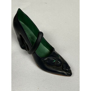 Just the Right Shoe by Raine black panther green jeweled eyes "On the prowl"
